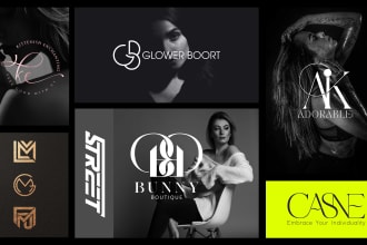 do luxury clothing fashion cosmetics beauty logo design