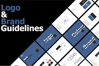 design professional business brand guidelines and logo