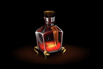 design high quality game assets props and objects