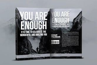 create book cover, interior layout, and create ebook