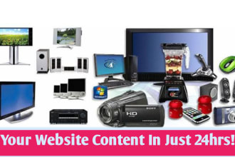 write quality SEO articles for gadgets, electronics, digital appliances, tech