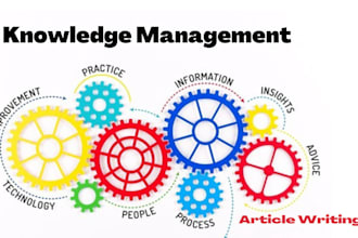 write articles on knowledge management