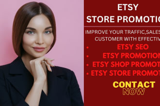 do etsy store promotion of your etsy shop in 24 hr