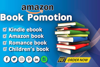 do amazon kindle book promotion on to social media