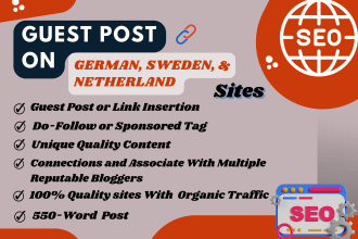 do guest posts on the high da german, sweden, and netherlands sites