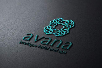 do elegant hotel logo design with unlimited revision