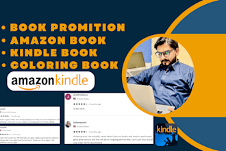 do amazon kindle book promotion and KDP account management