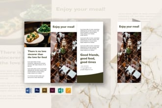 do digital trifold, amazing bifold brochure, company profile design,