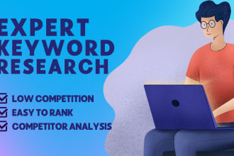 build long tail keyword research list nd competitor analysis in 24 hours