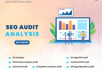 provide complete website SEO audit report with KPI analysis