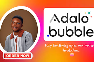 build your adalo app bubble io mvp app bubble web app developer