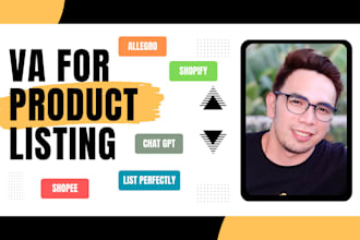 be your virtual assistant for product listing
