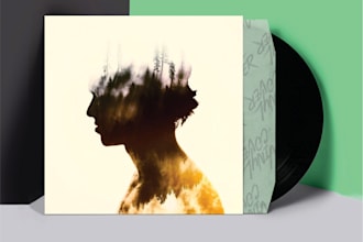 create a trendy single cover cd album cover or artwork