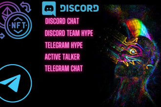 be your discord chat, chatters, discord hype, telegram chat, nft discord