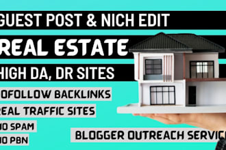 do real estate guest post and real estate link building on top guest blogs