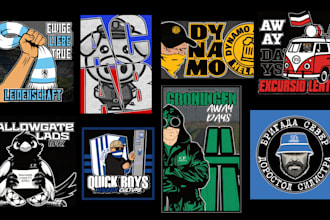 make ultras hooligans stickers design