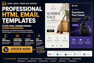 design responsive HTML email templates to grow your business