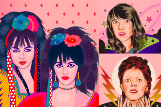 create cartoon vector portrait illustration from your photo