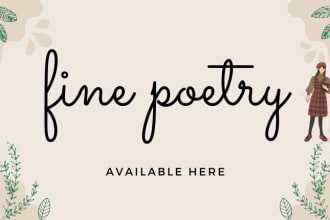 write free verse poems