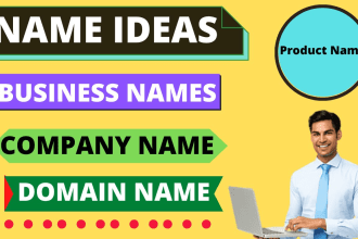 expertly create eye catchy brand name, business names, company names,domain name