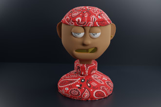 create your 3d stylized nft character for you