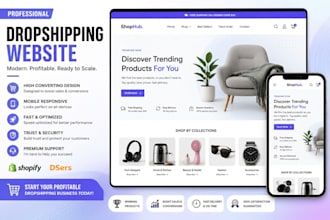 develop a drop shipping website