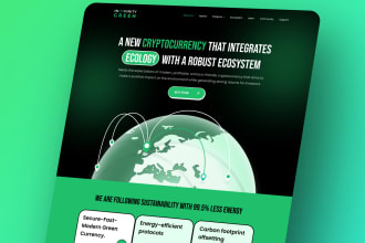 design creative and responsive landing page, website UI UX