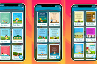 kids nursery rhymes ready to publish app