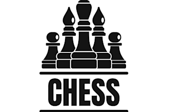 design high quality chess book logo in high definition