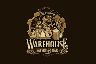 provide professional steampunk logo design