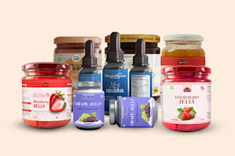 do modern food packaging design, pouch design, and supplement labels