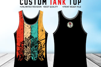 do tank top and hoodie mock up with your design and logo