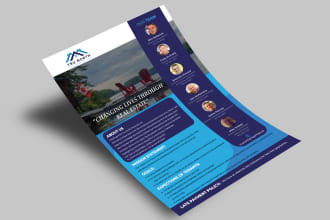 design professional business pamphlet, flyer and brochure in 24 hours