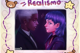 create ilustrations with a fantastic style and with a lot of love