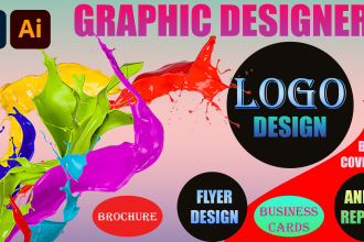 do adobe photoshop editing work or any graphic design, illustrator work for you
