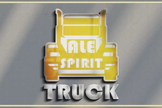 make trucking transport transportation logistics logo