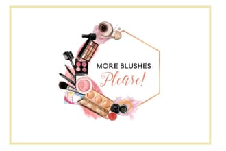 do makeup, eyelash, beauty and cosmetic logo design