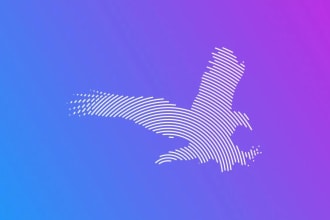 design modern line art logo