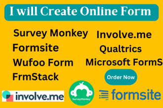 create formsite, wufoo form, formstack, surveymonkey, involve, questionnaire