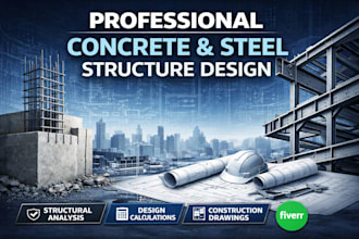 design reinforced concrete and steel structure