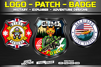 design military logo patch badge etc