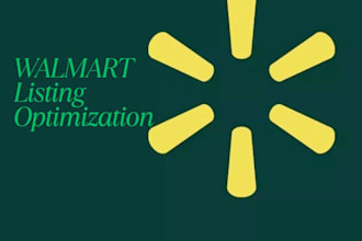 set up walmart title optimization and improve listing quality score for sales
