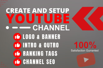 create and setup youtube channel