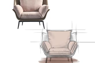 draw digital architectural sketching