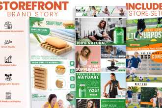 create amazon storefront and a plus content