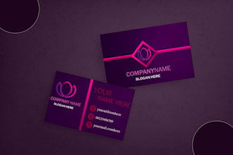 create modern business card