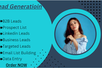 linkedin lead generation,data entry and list building