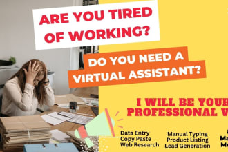 your professional virtual assistant for all jobs you need