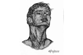 draw pencil or charcoal portrait drawings