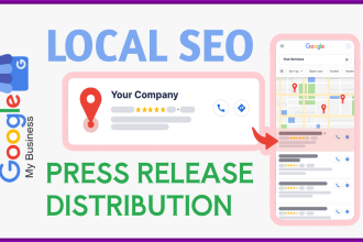 make press release nap citation backlinks for your google my business listing